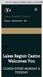 Mobile Screenshot of lakesregioncasino.com